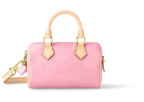 louis vuitton mochi pink nano speedy|louis vuitton nano speedy.